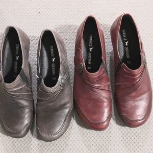 Remonte Dorndorf Burgundy Low Heeled Shoes Size 36 or 6 NWOT